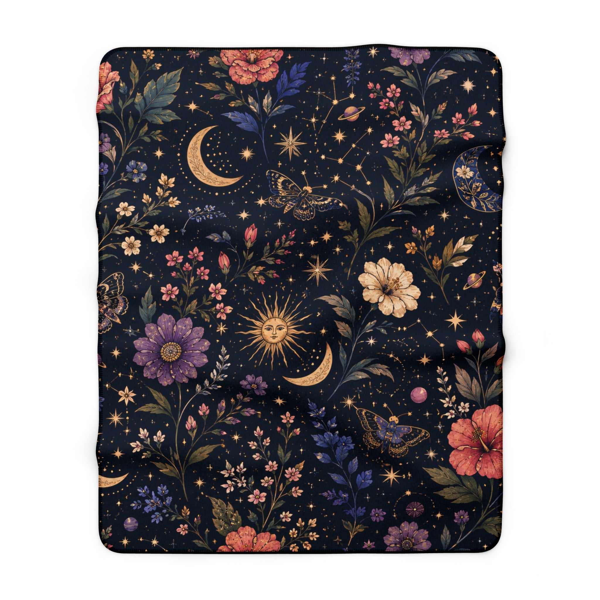 Celestial Garden Fleece Throw