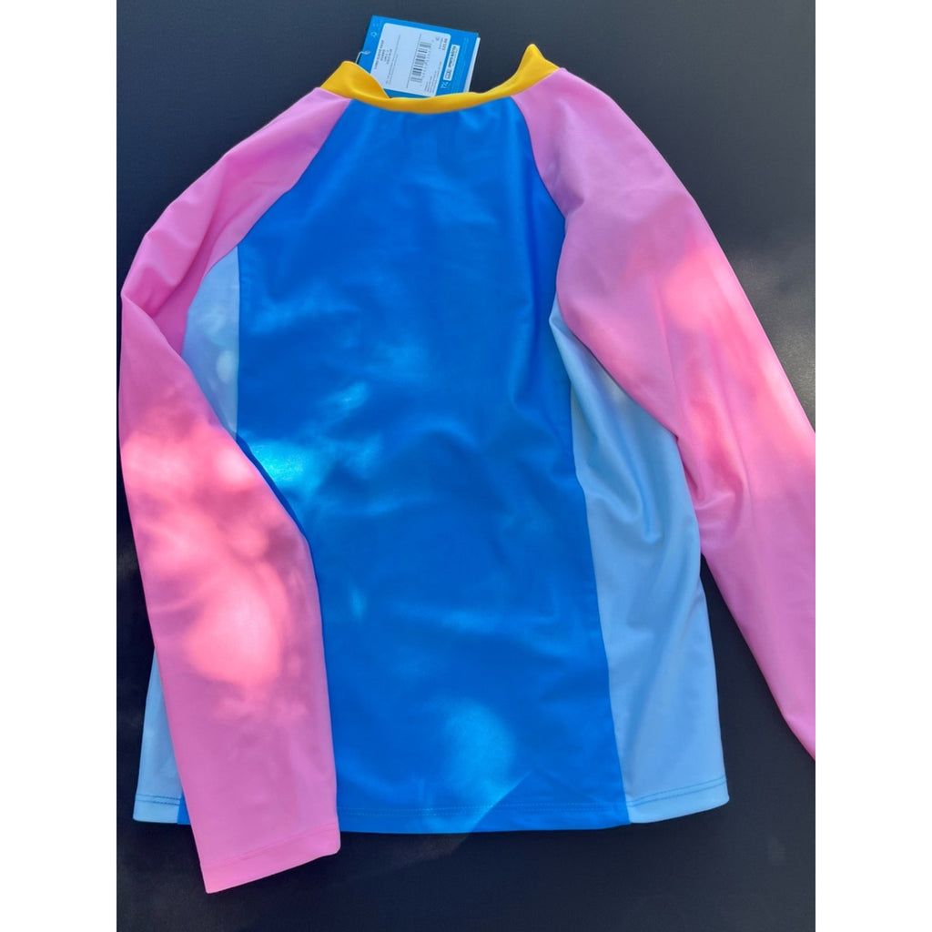 DSG Kids Long Sleeve Rashguard in Blue, Pink, Yellow