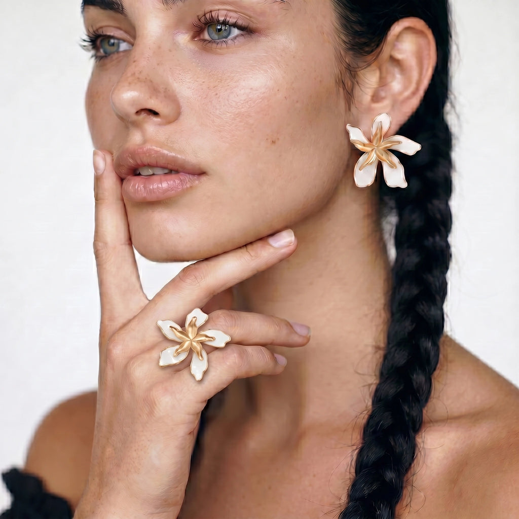 Garden Dreams Statement Earrings | Doe and Kin