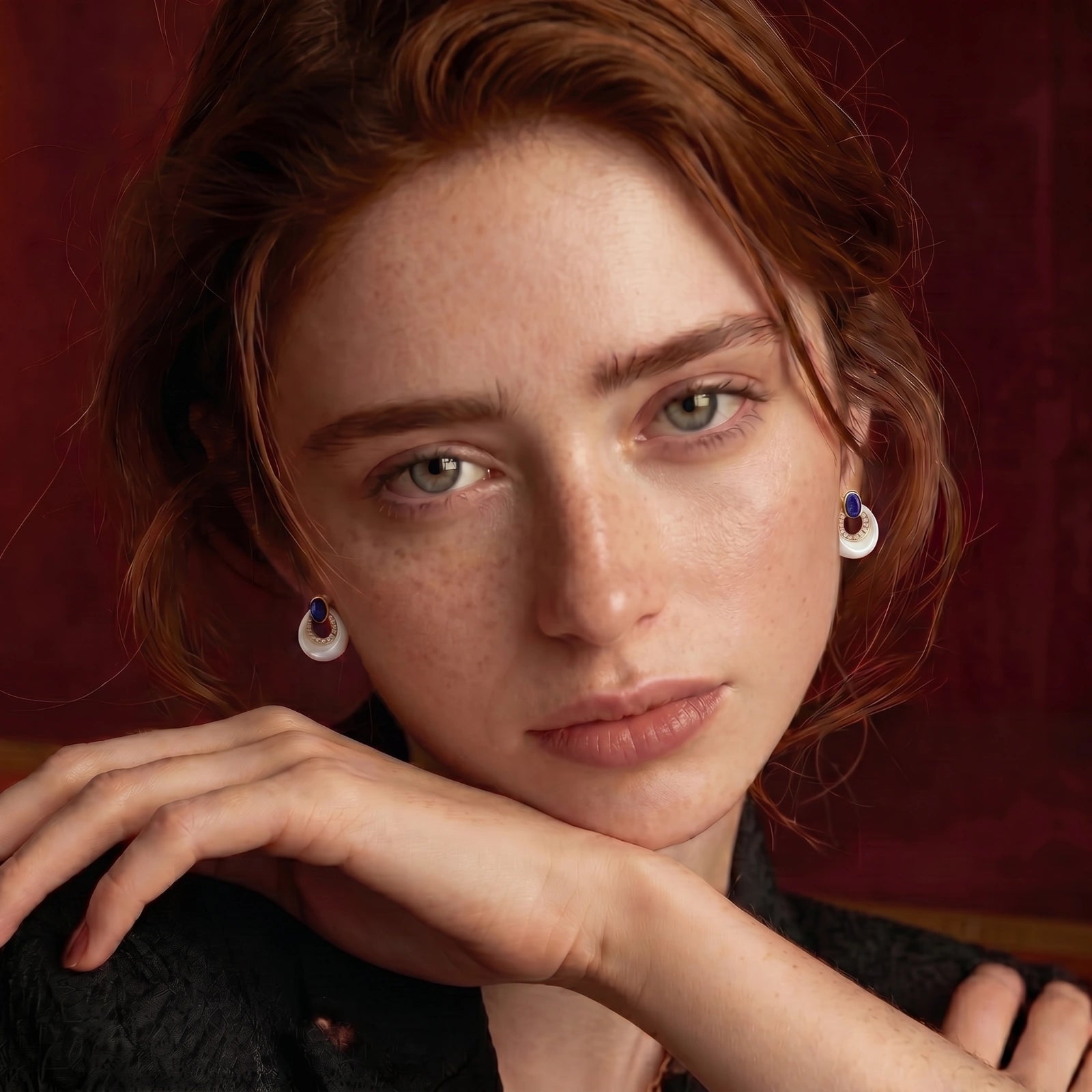 Celestial Teardrop Earrings | Doe and Kin