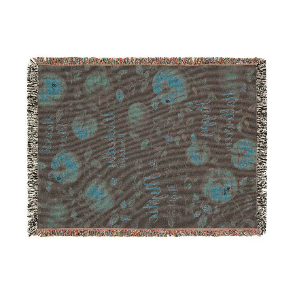 Pumpkin Patch Woven Blanket