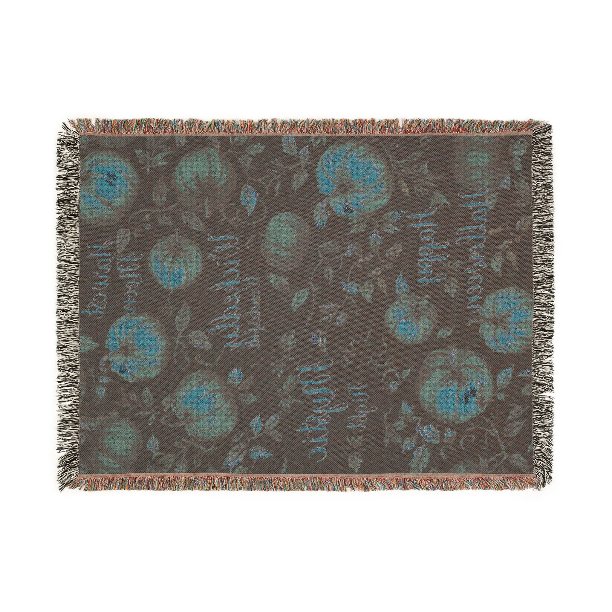 Pumpkin Patch Woven Blanket