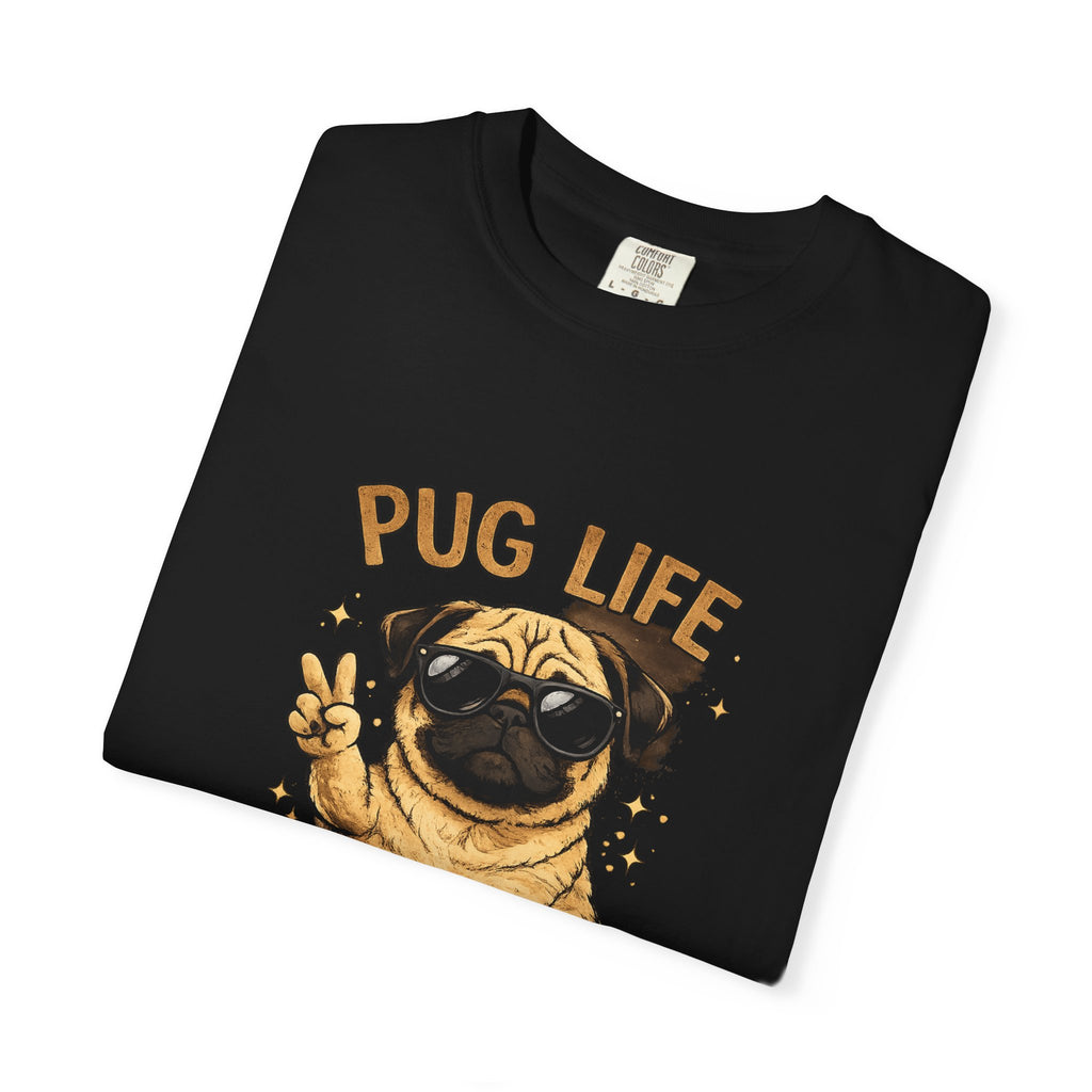 Pug T-Shirt — "Choose Happy" Cute Pug Graphic Tee