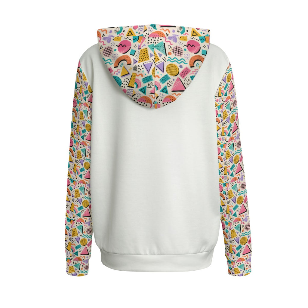 Retro Memphis Women's Pullover Hoodie