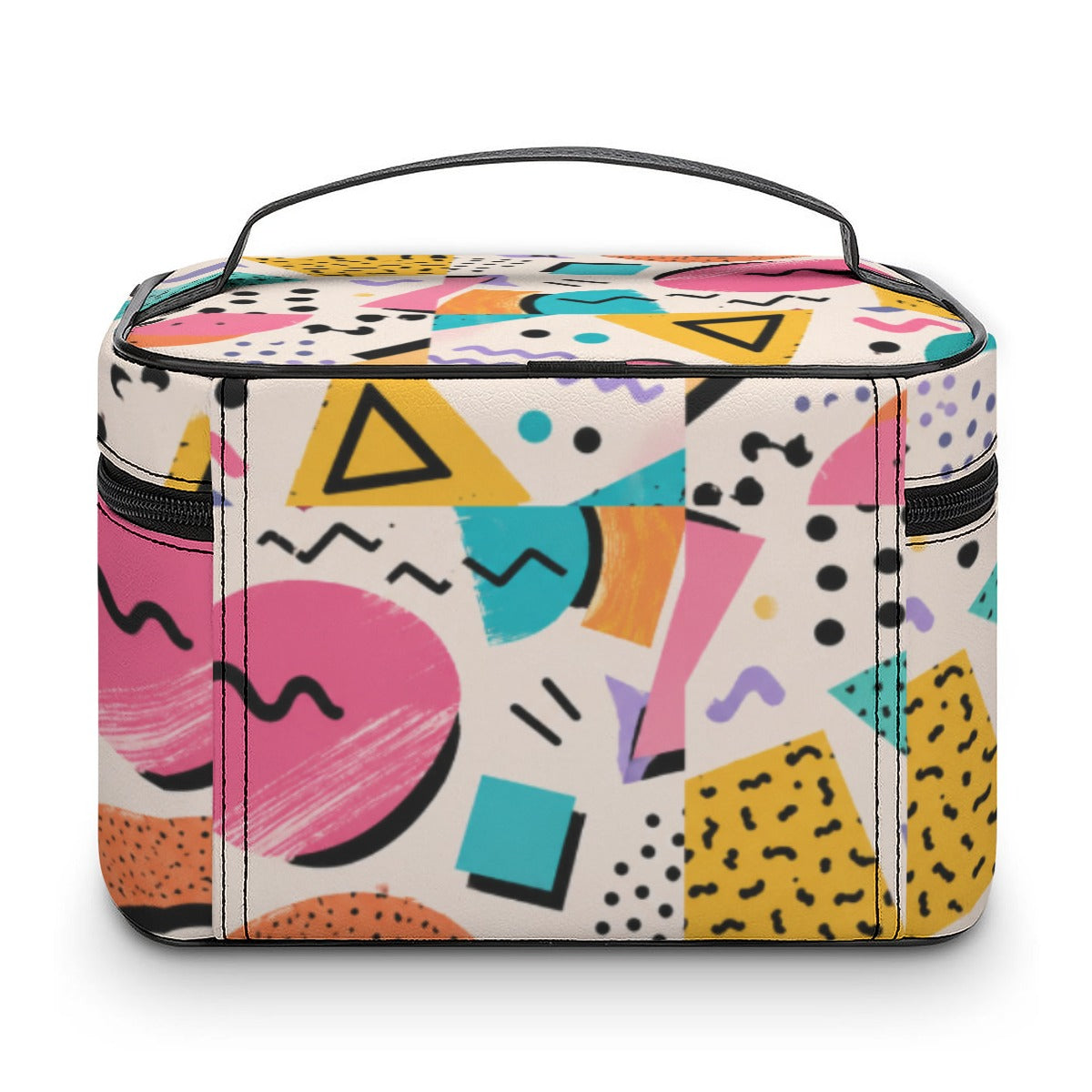 80's Inspired Memphis Toiletry Organizer Bag