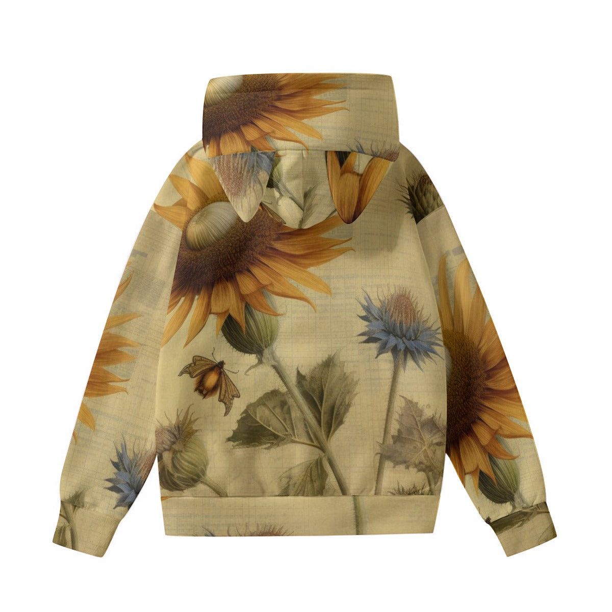 All-Over Print Women’s Hoodie With Decorative Ears