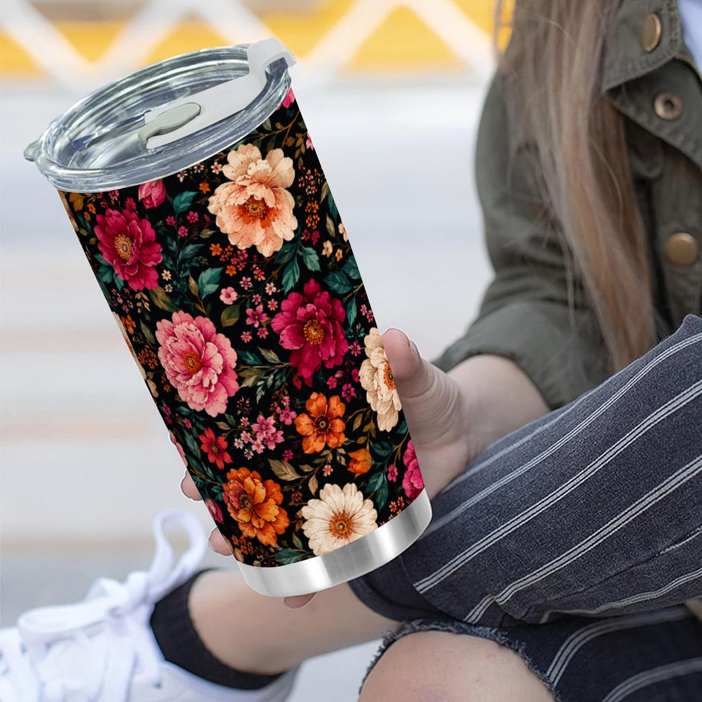 Wildflower Noir Tumbler