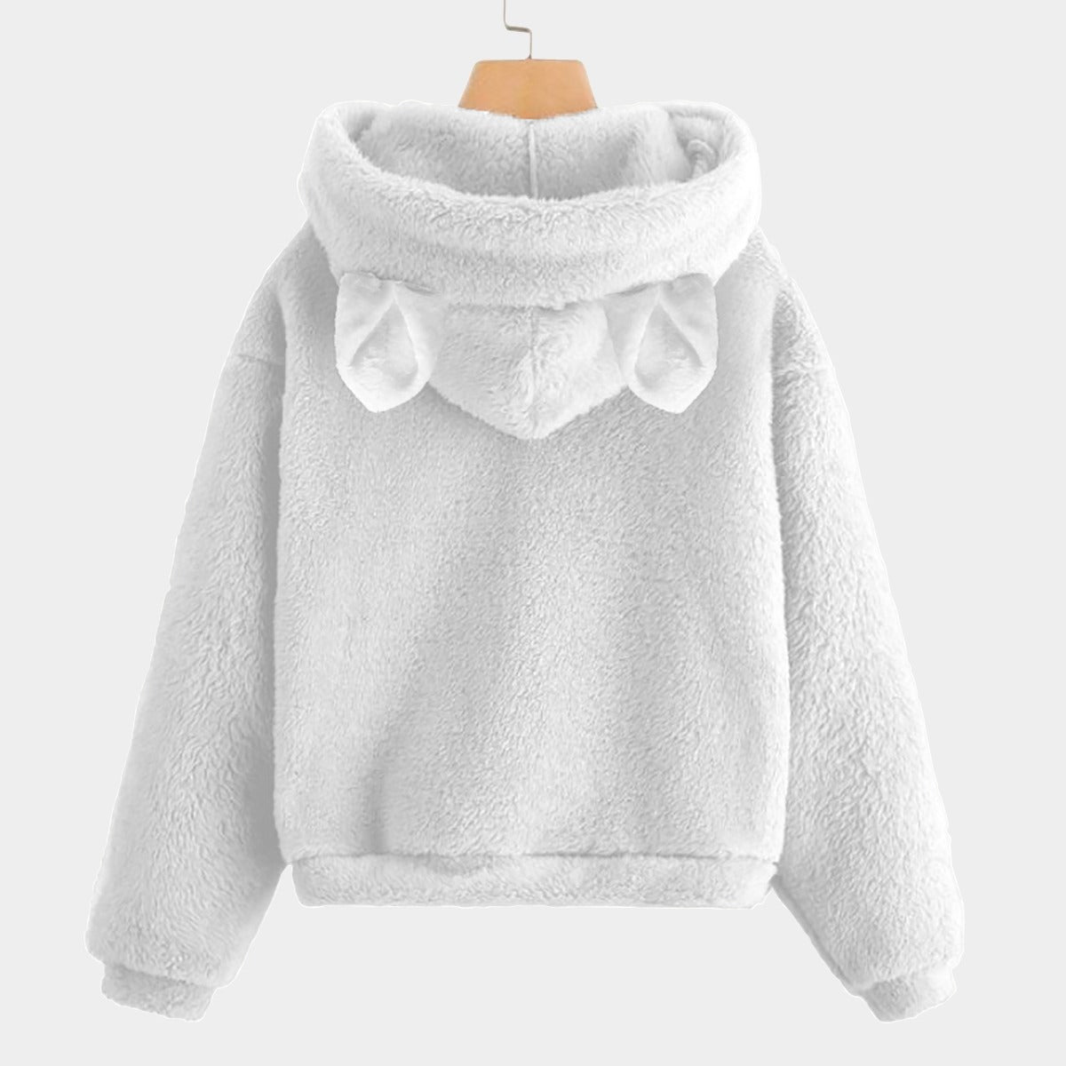 All-Over Print Kid’s Borg Fleece Sweatshirt With Ear