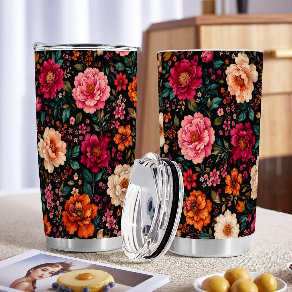 Wildflower Noir Tumbler