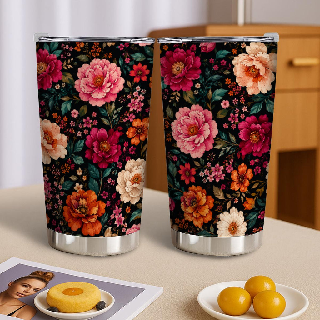 Wildflower Noir Tumbler