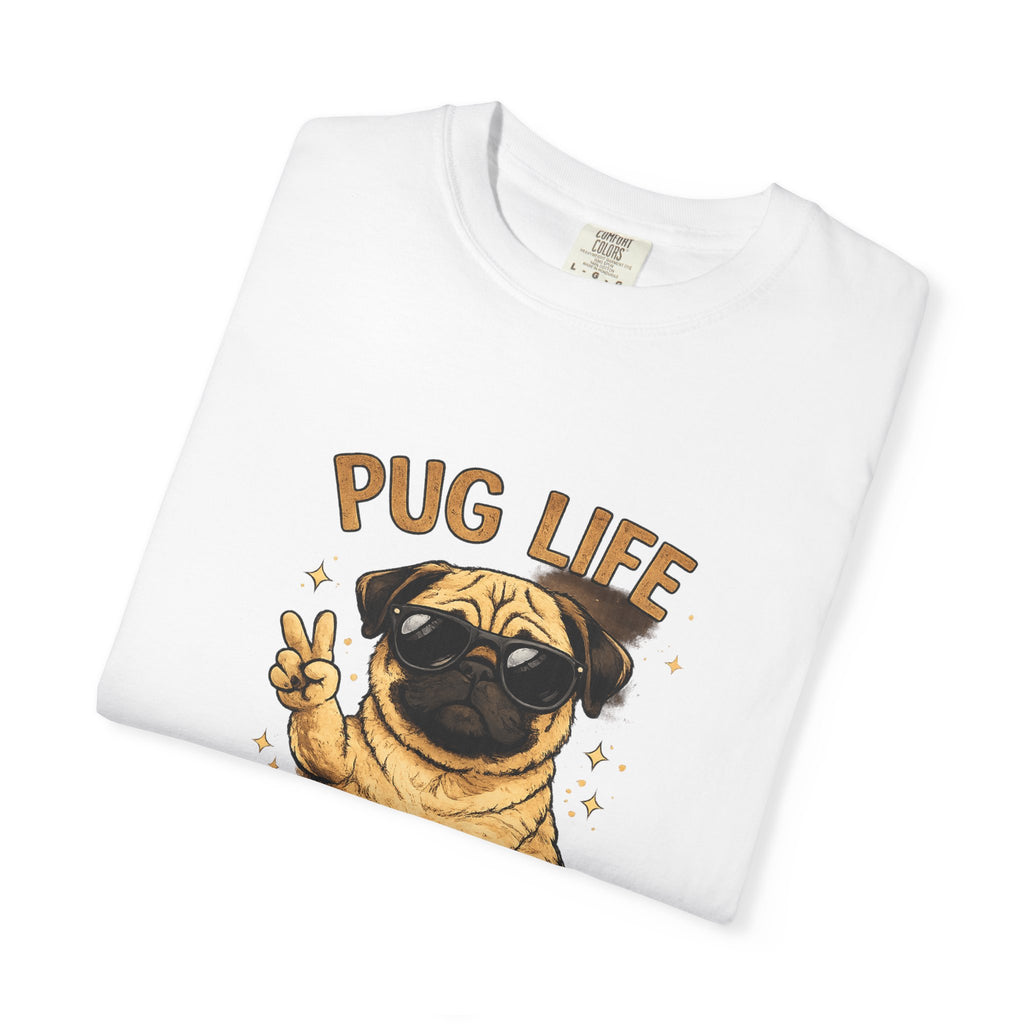 Pug T-Shirt — "Choose Happy" Cute Pug Graphic Tee