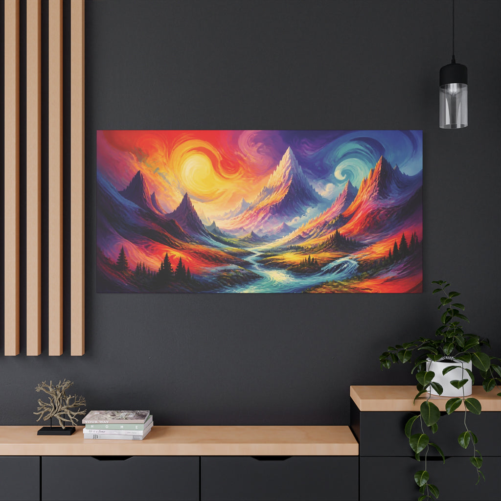Vibrant Landscape Wall Art | Office | Living room | Bathroom