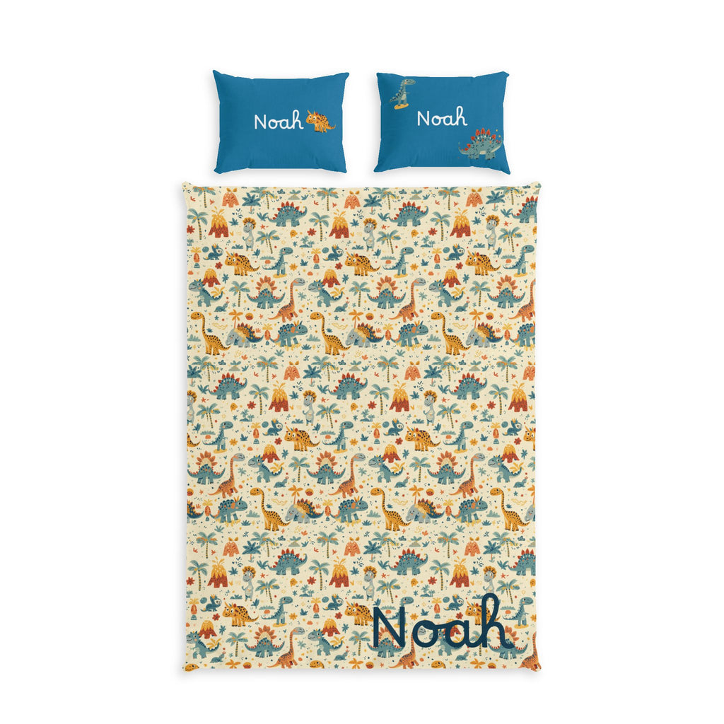 Personalized Dinosaur Pattern Cotton Bed Set