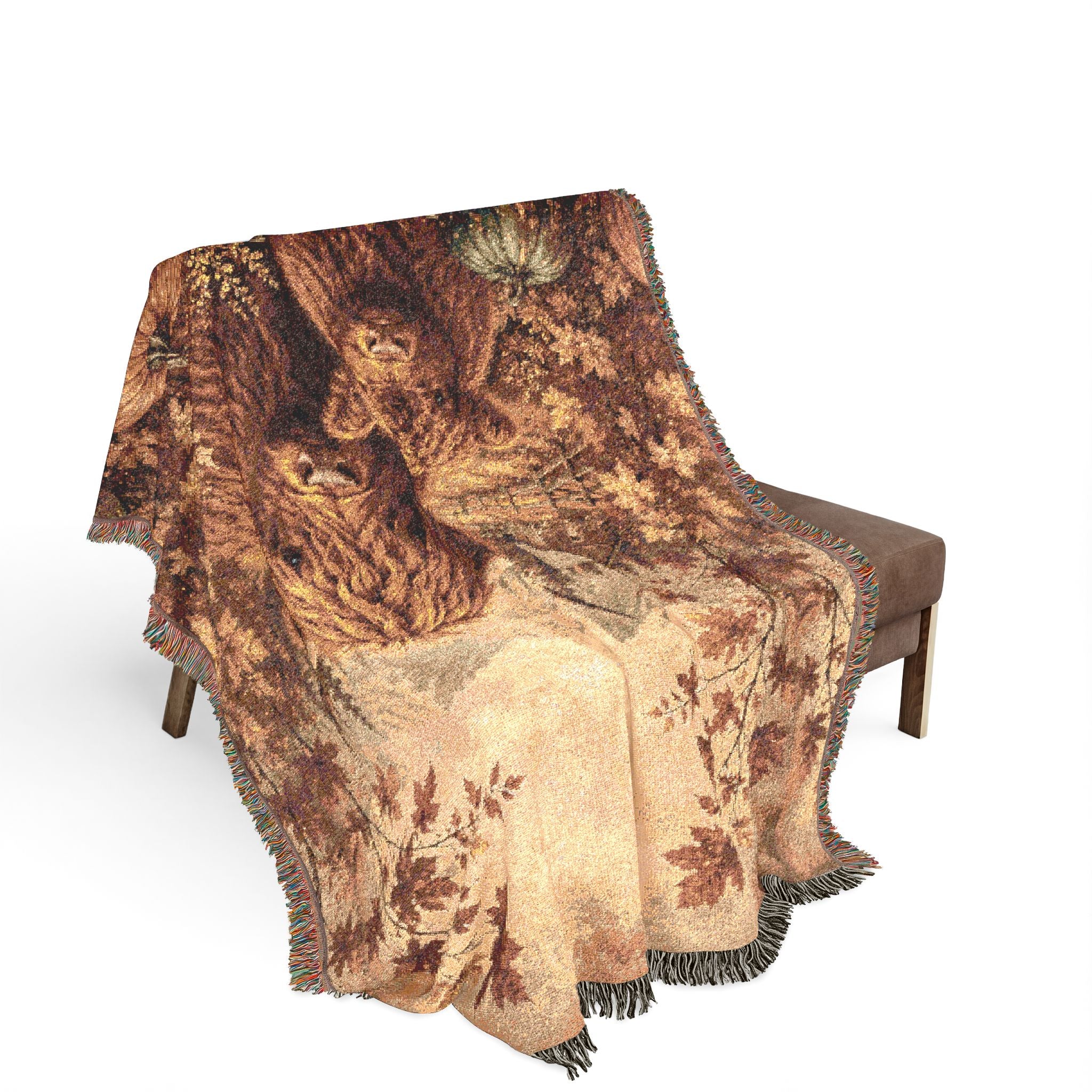 Highland Cows Woven Throw