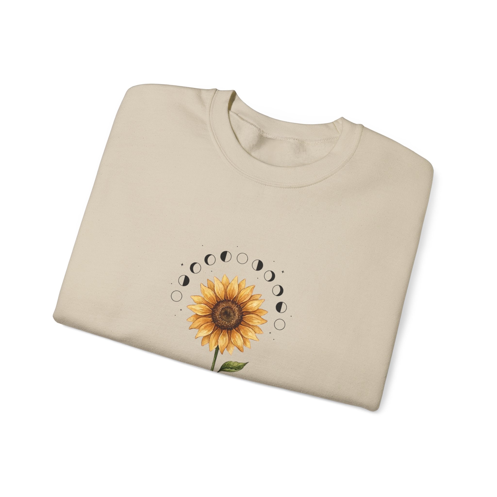 Sunflower Birth Flower Crewneck | Birth Month Botanical Sweatshirt