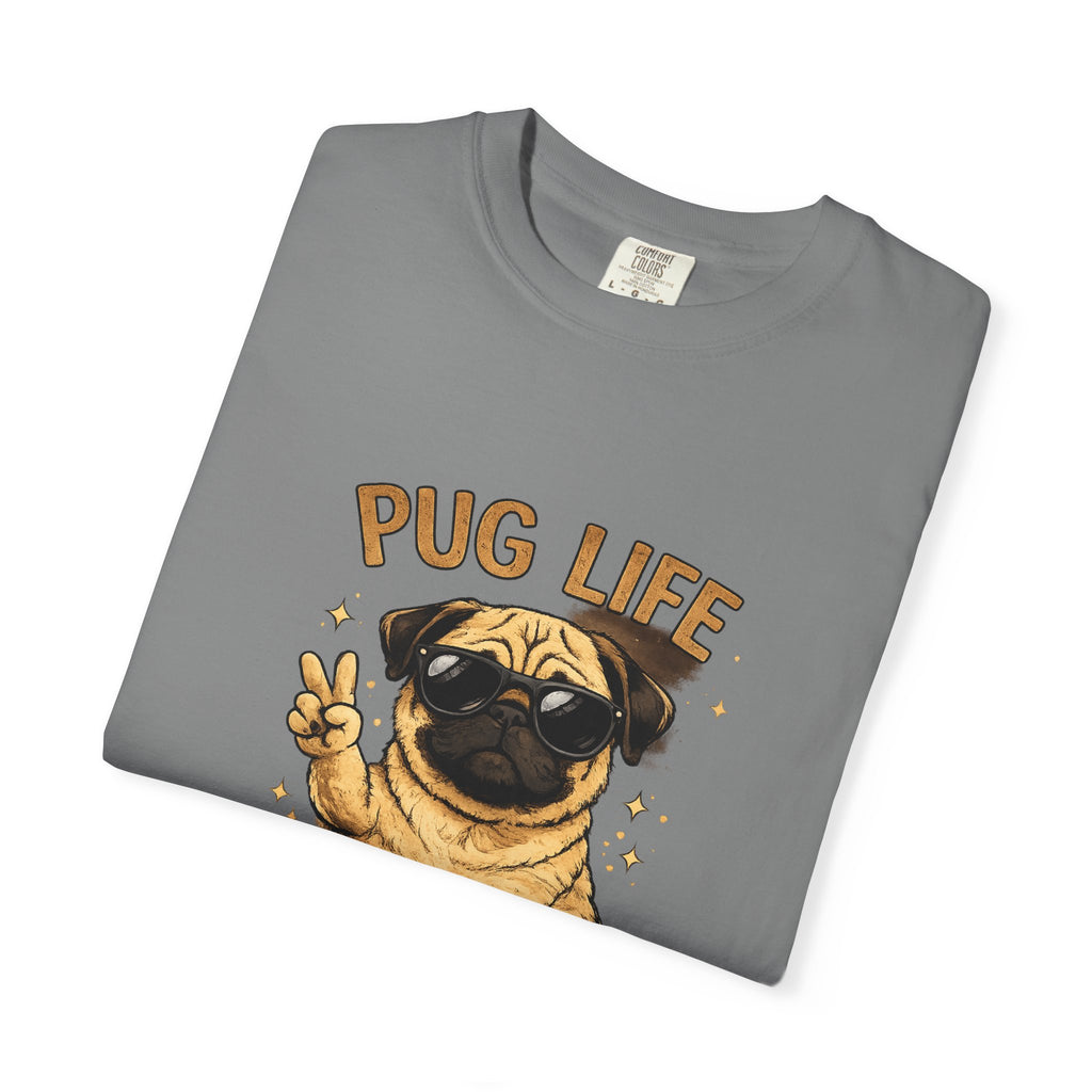 Pug T-Shirt — "Choose Happy" Cute Pug Graphic Tee