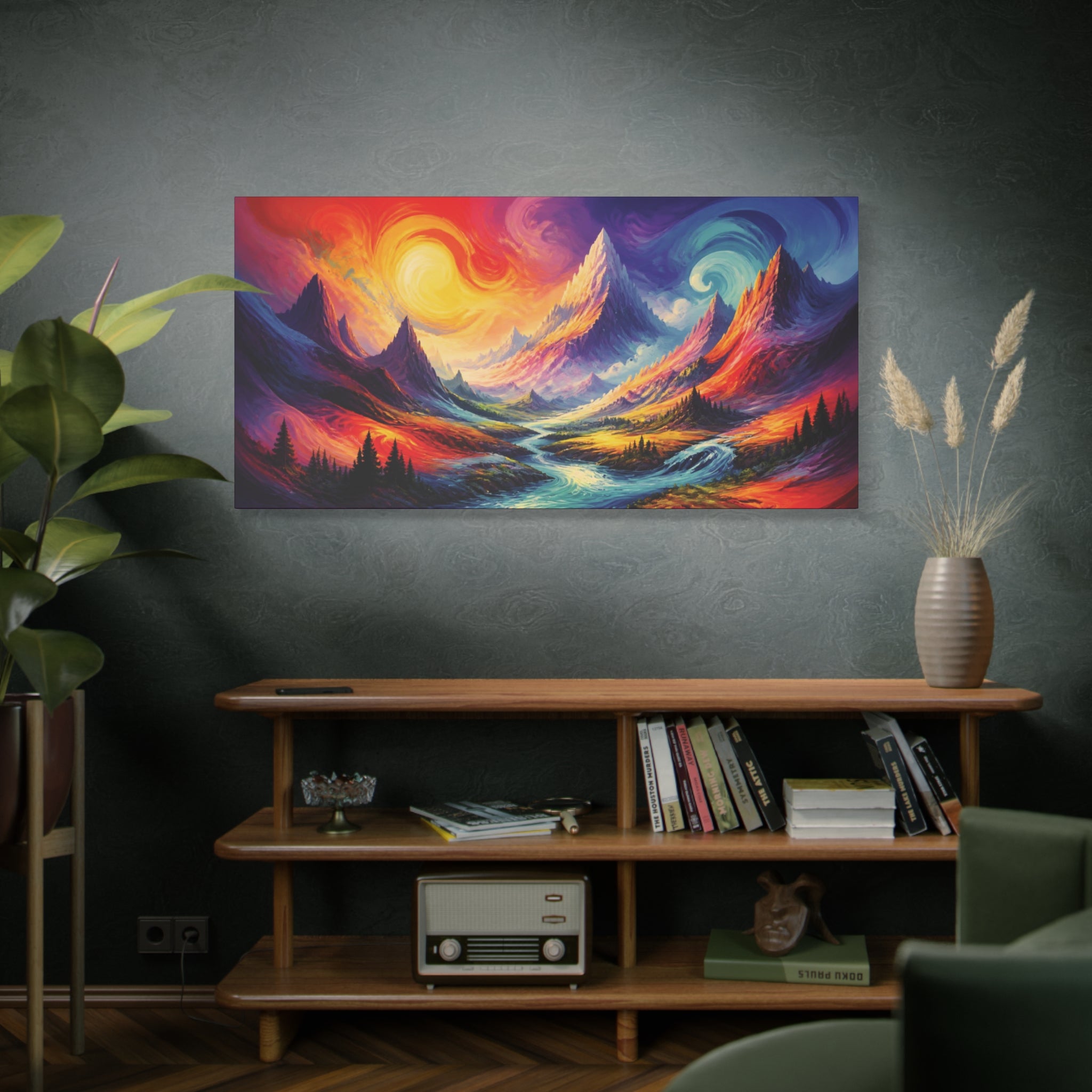 Vibrant Landscape Wall Art | Office | Living room | Bathroom