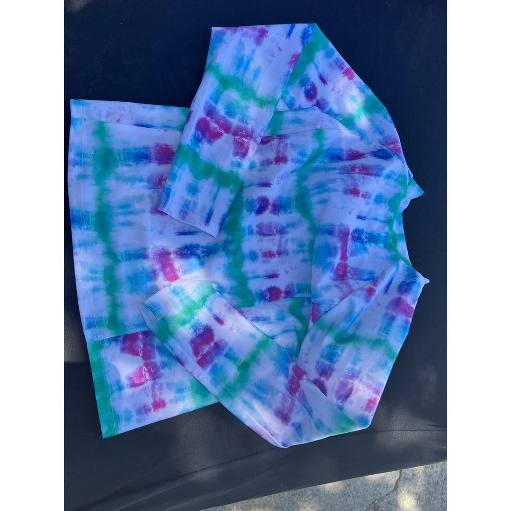 DSG Kids Tie-Dye Rashguard in Blue, Green, Pink