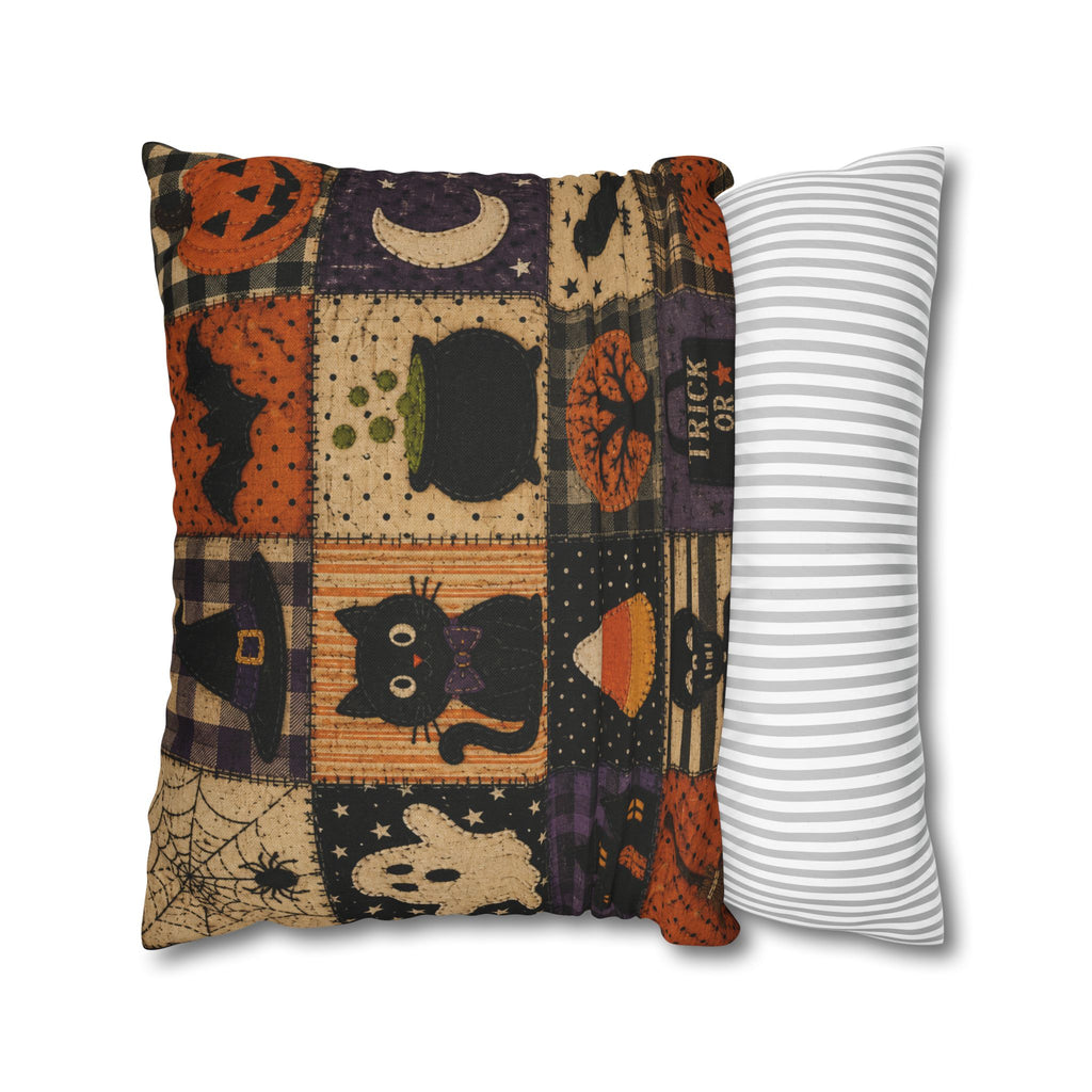 Halloween Patchwork Decorative Pillowcase