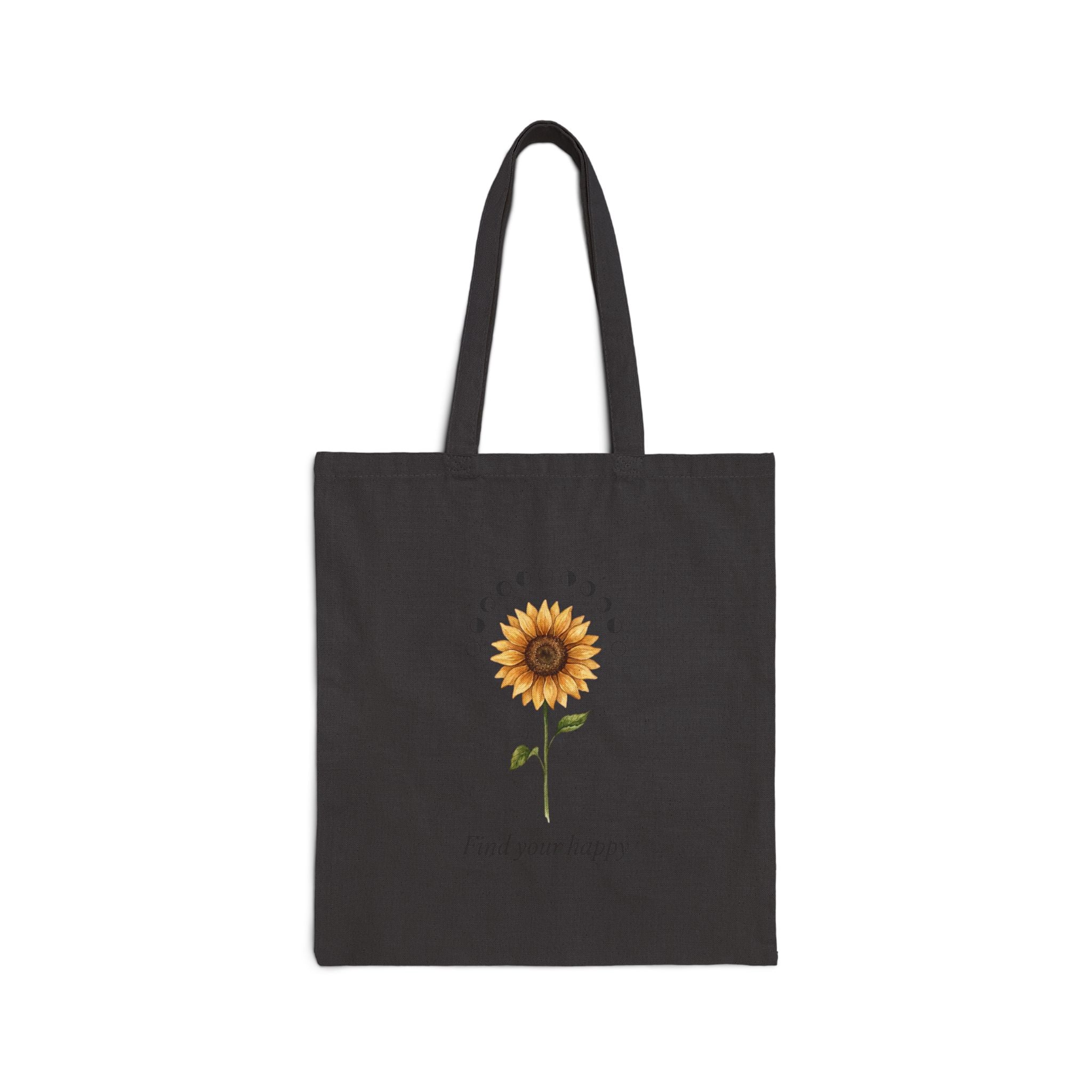 Sunflower Birth Flower Tote | Birth Month Floral, Botanical Illustration
