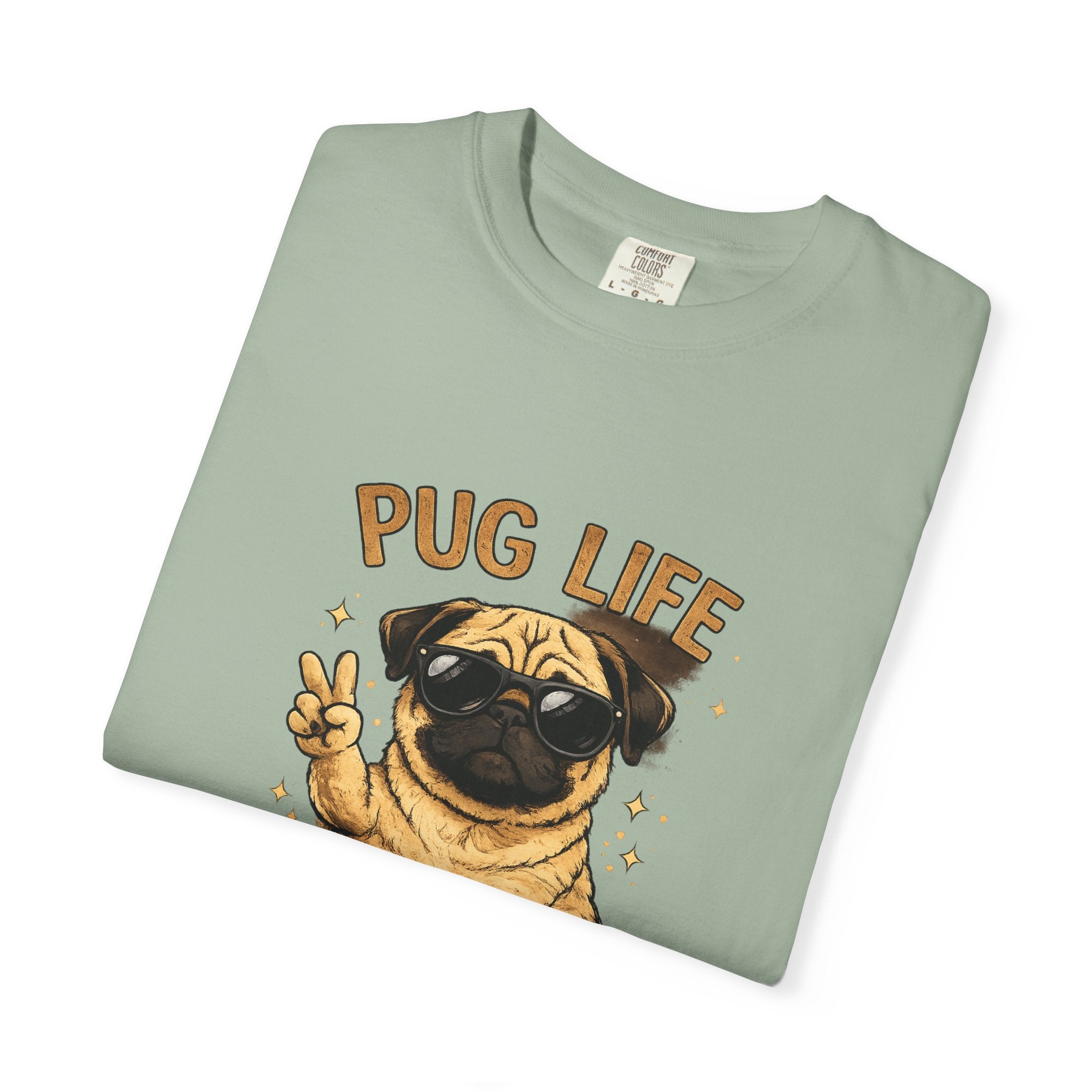 Pug T-Shirt — "Choose Happy" Cute Pug Graphic Tee