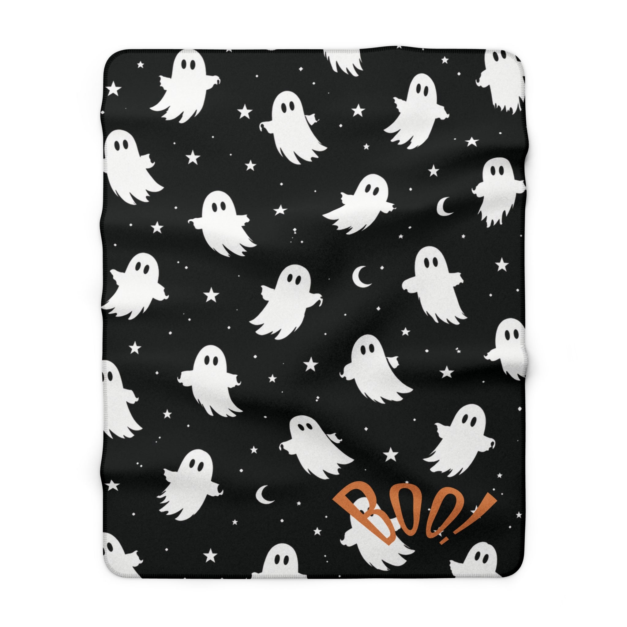 'Boo!' Cozy Fleece Throw