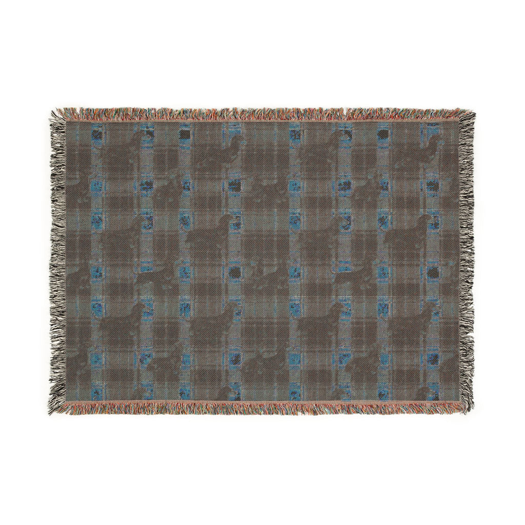 Dashaund Plaid Woven Blanket