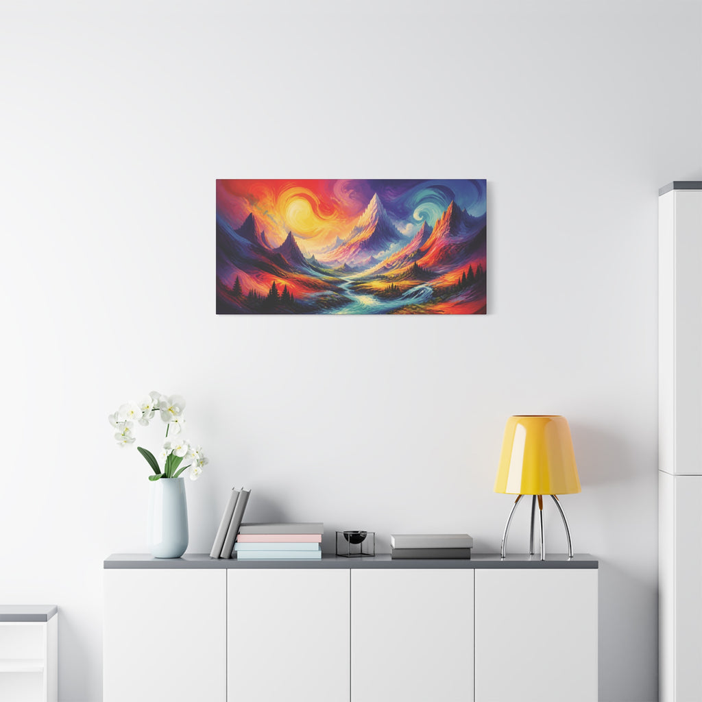 Vibrant Landscape Wall Art | Office | Living room | Bathroom