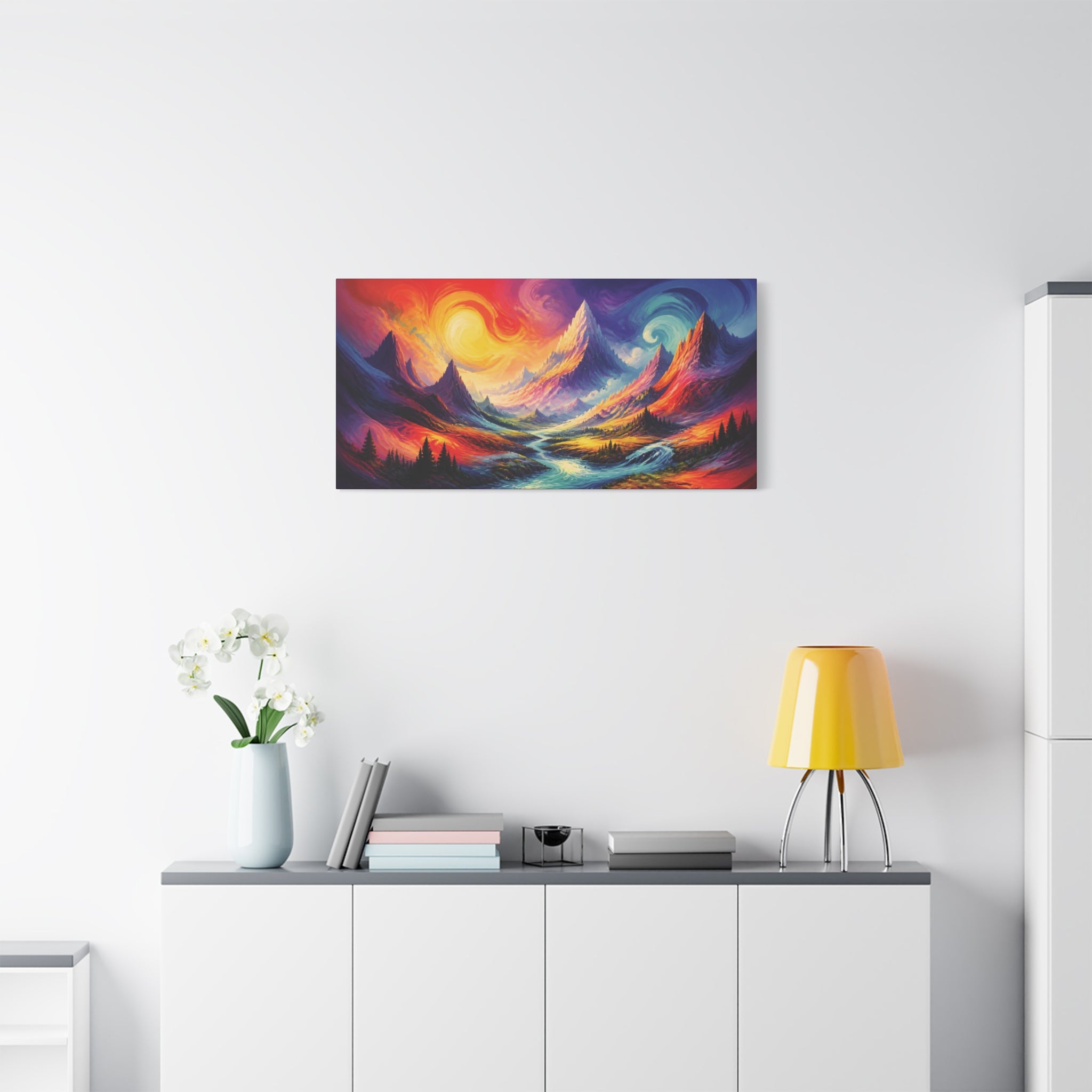 Vibrant Landscape Wall Art | Office | Living room | Bathroom