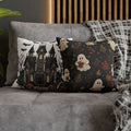 Cute Ghosts and Autumn Leaves Pillowcase