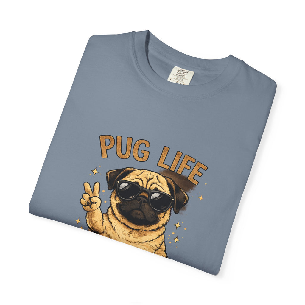 Pug T-Shirt — "Choose Happy" Cute Pug Graphic Tee