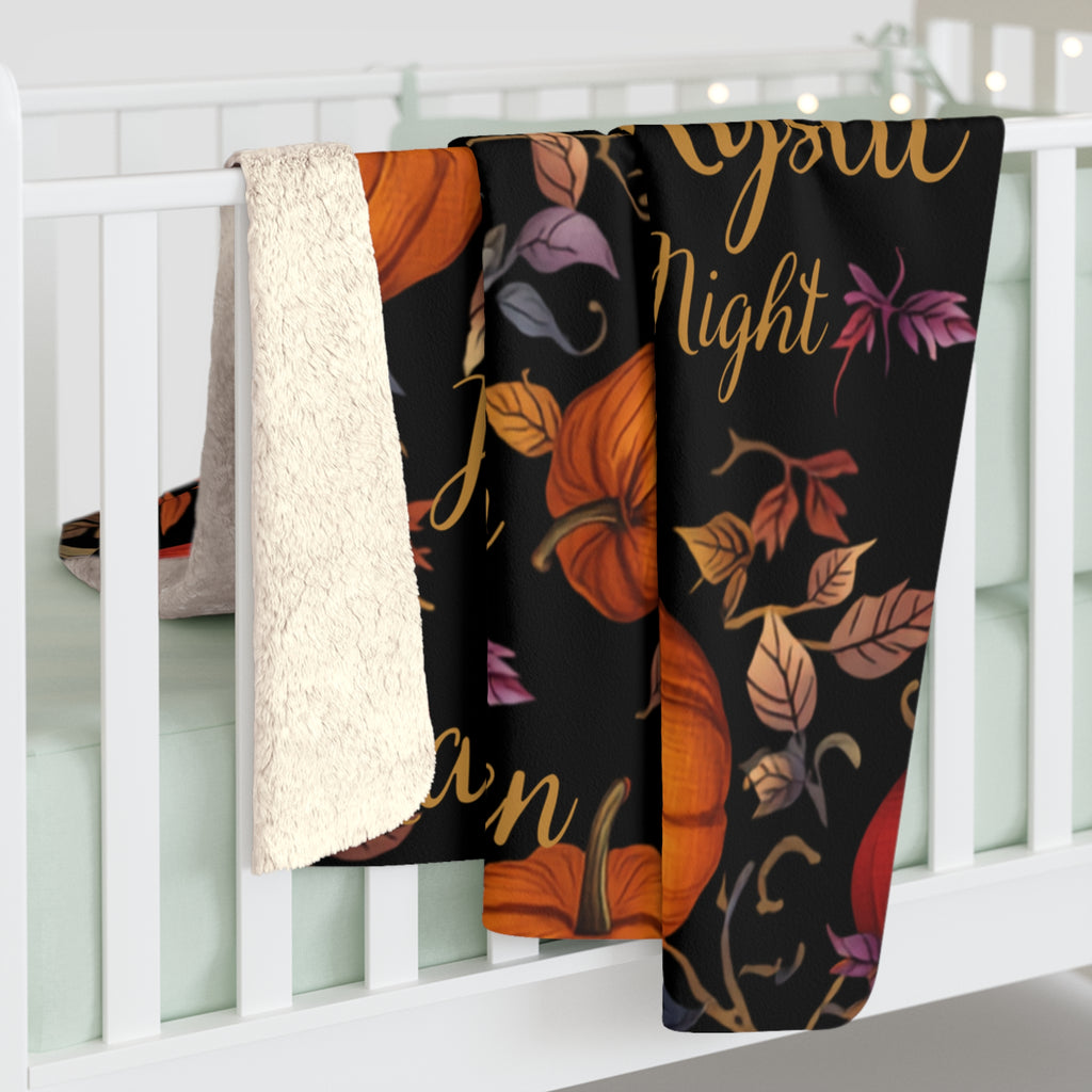 "Wickedly Wonderful" Sherpa Blanket