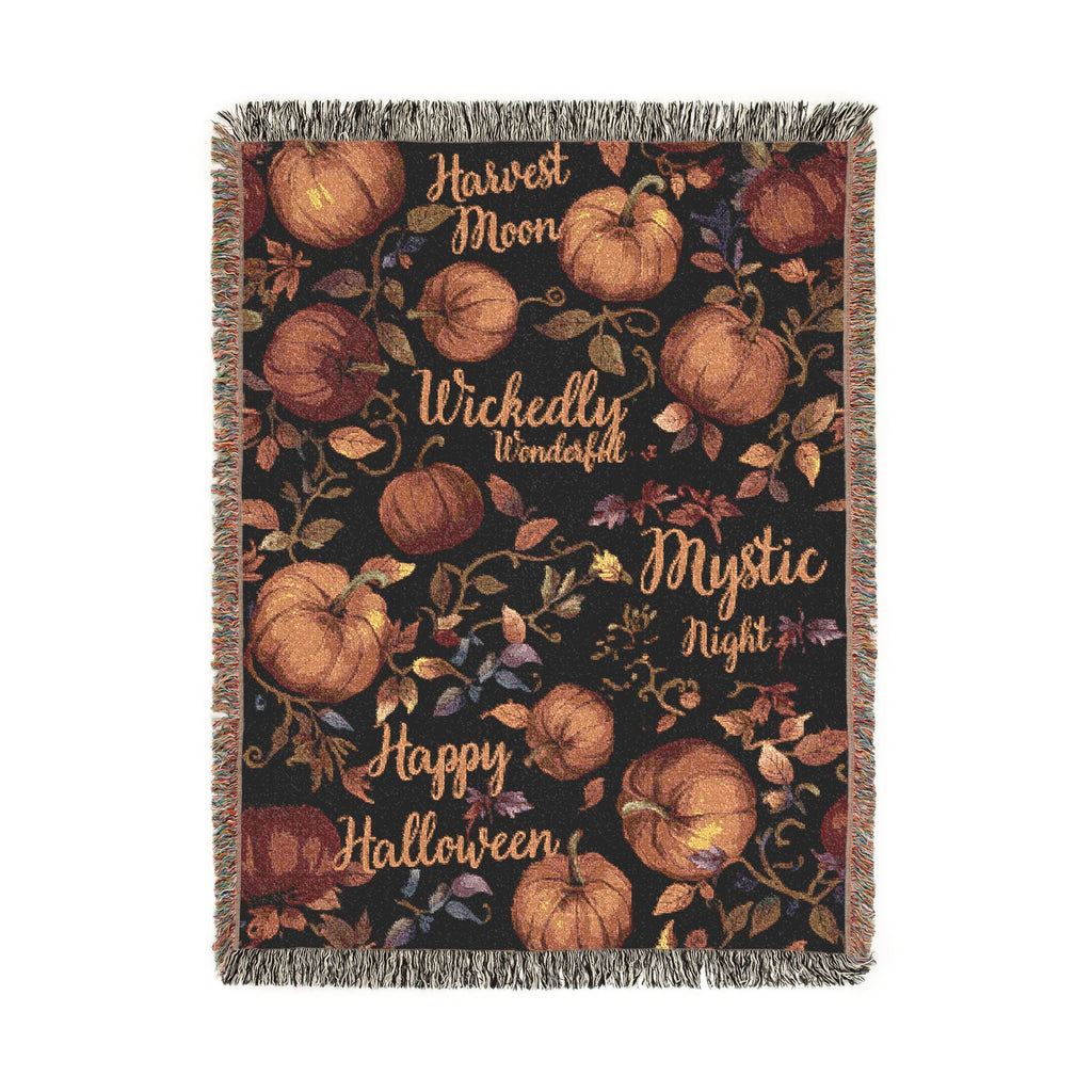 Pumpkin Patch Woven Blanket