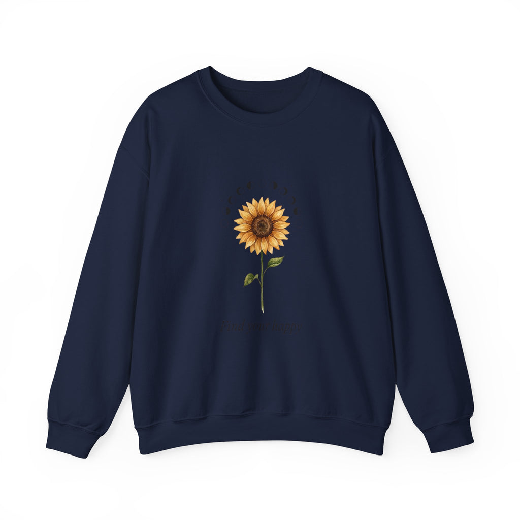 Sunflower Birth Flower Crewneck | Birth Month Botanical Sweatshirt