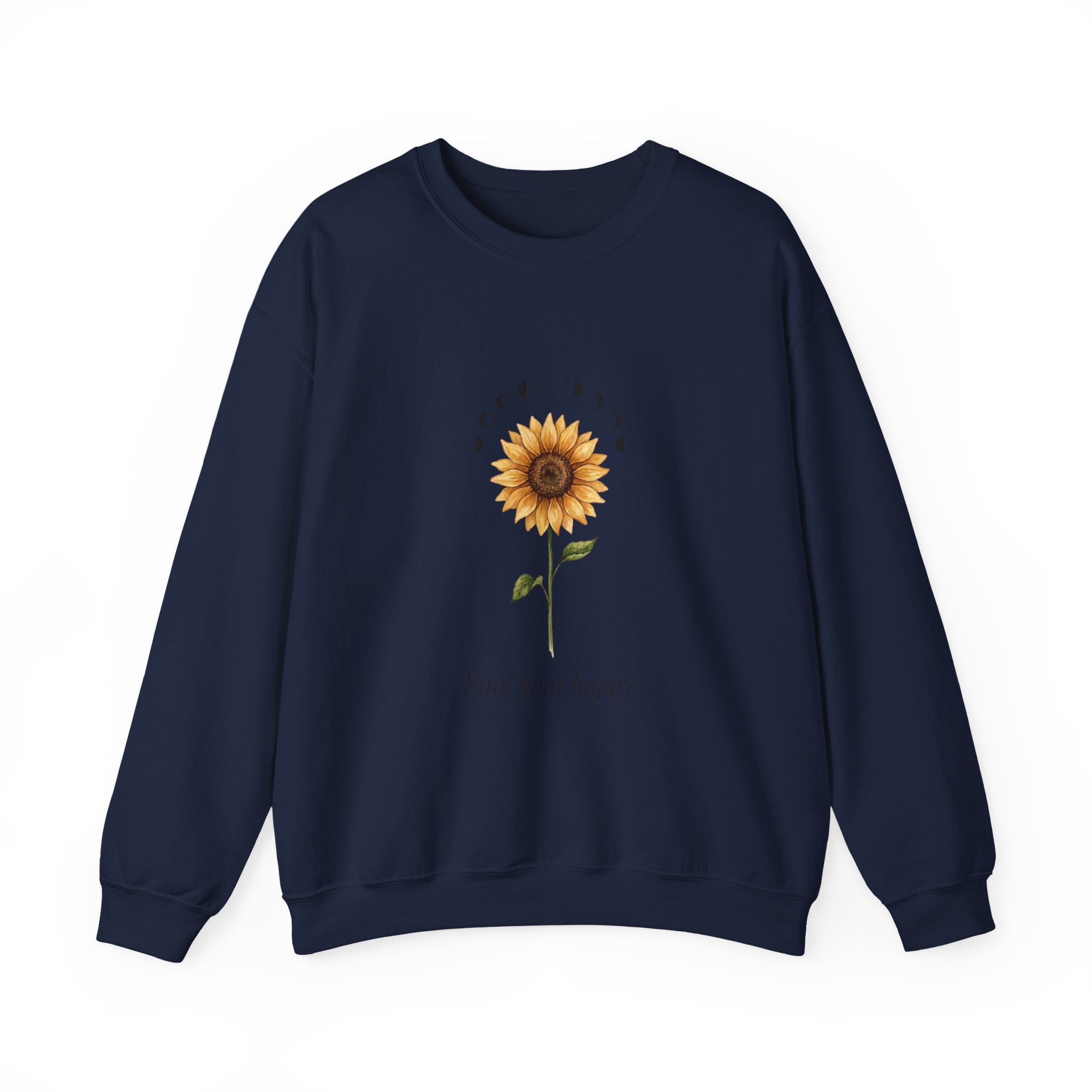Sunflower Birth Flower Crewneck | Birth Month Botanical Sweatshirt