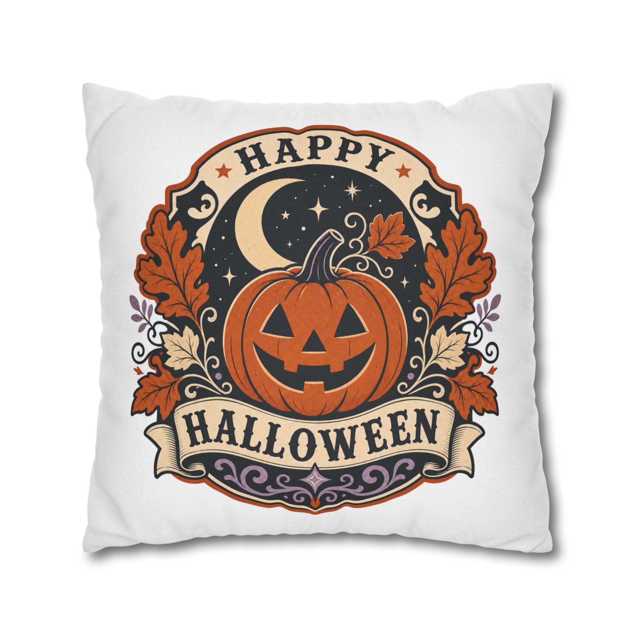 Spun Polyester Square Pillowcase