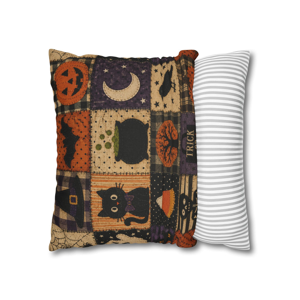 Halloween Patchwork Decorative Pillowcase