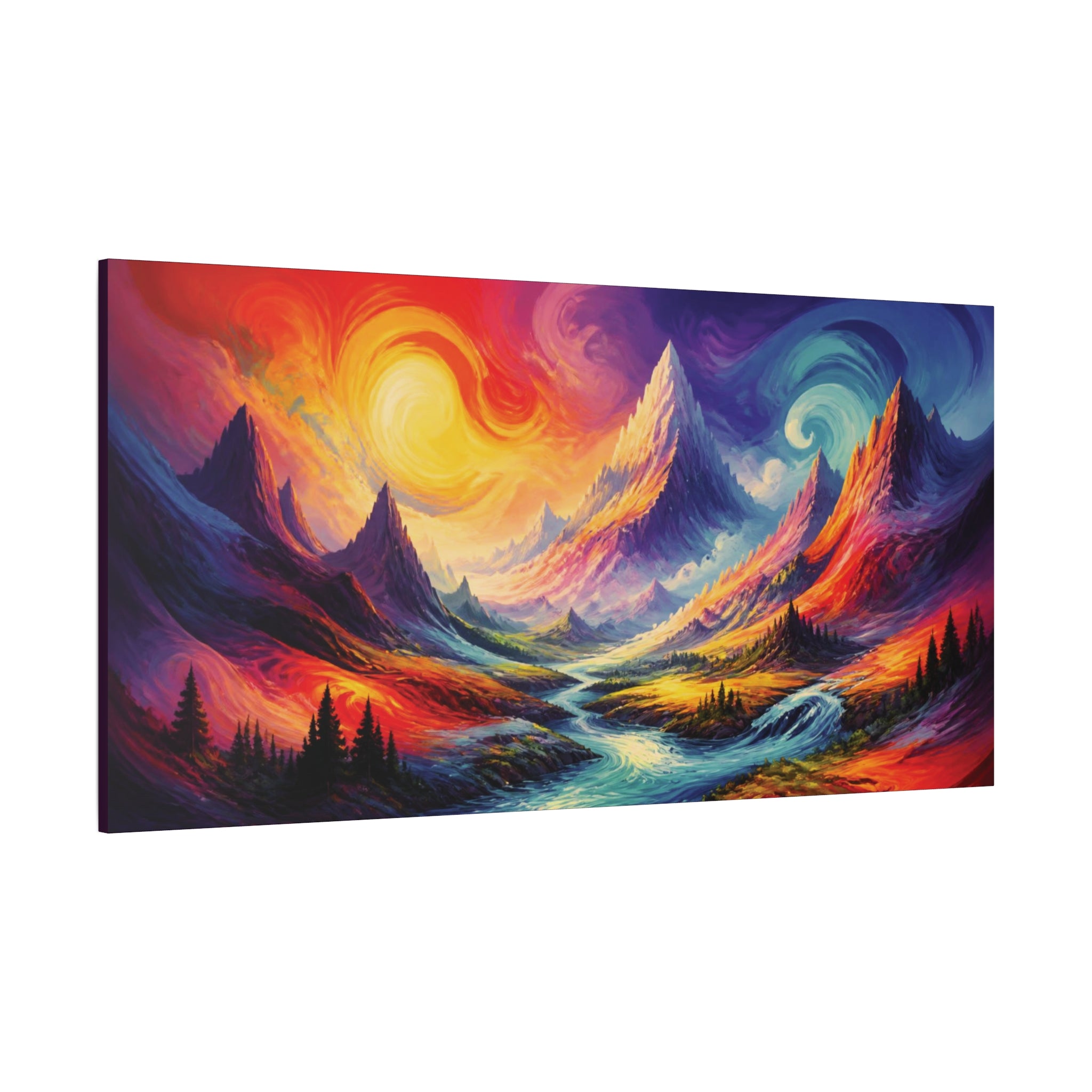 Vibrant Landscape Wall Art | Office | Living room | Bathroom