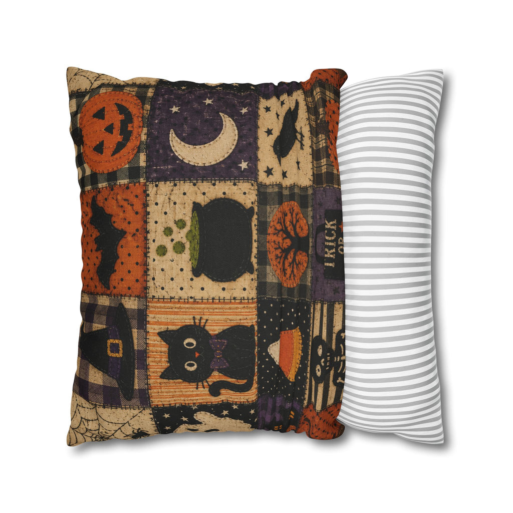 Halloween Patchwork Decorative Pillowcase
