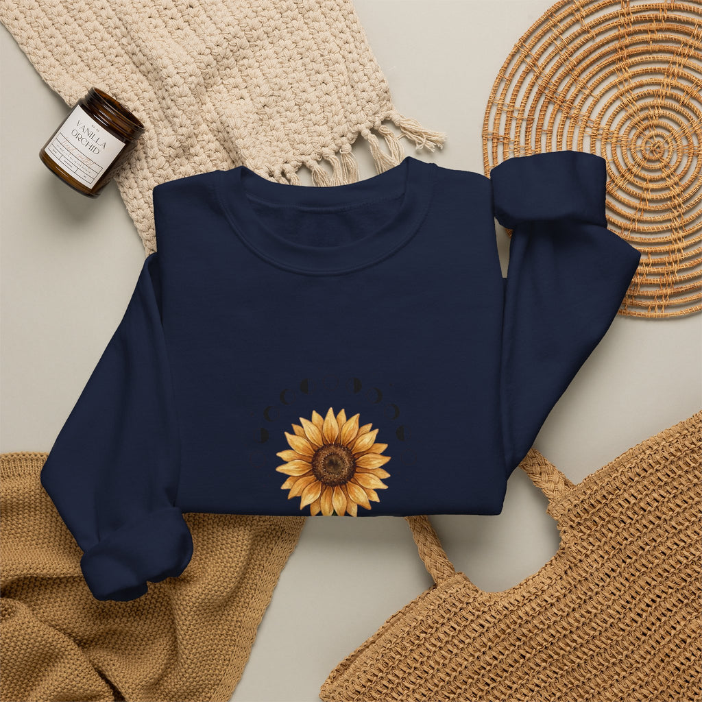 Sunflower Birth Flower Crewneck | Birth Month Botanical Sweatshirt