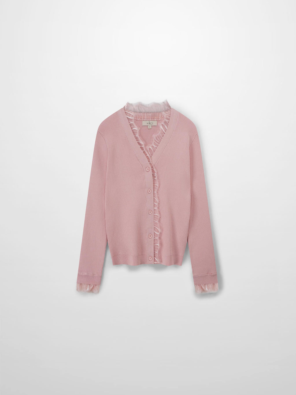 Lace Trimmed Sweater