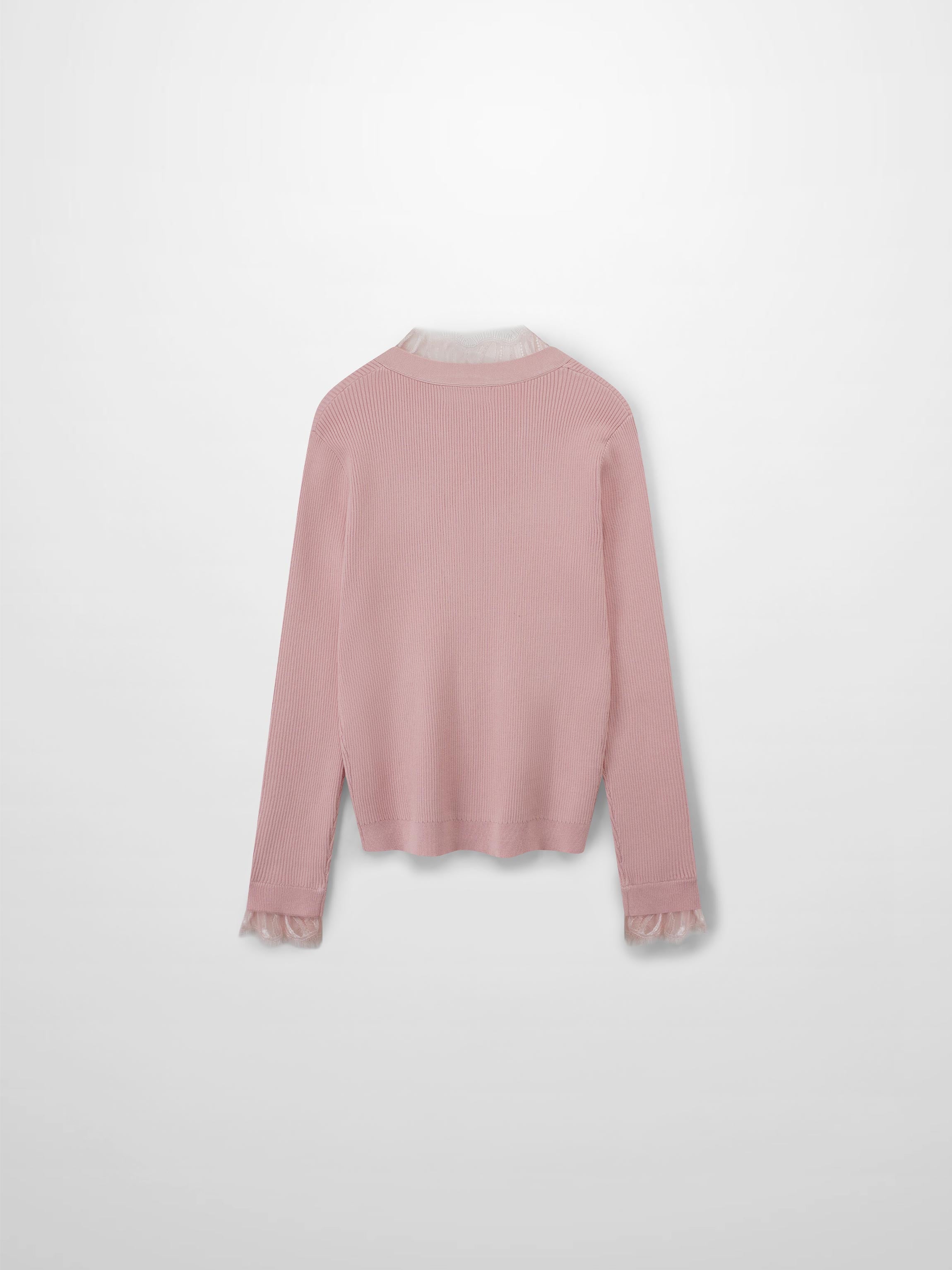 Lace Trimmed Sweater