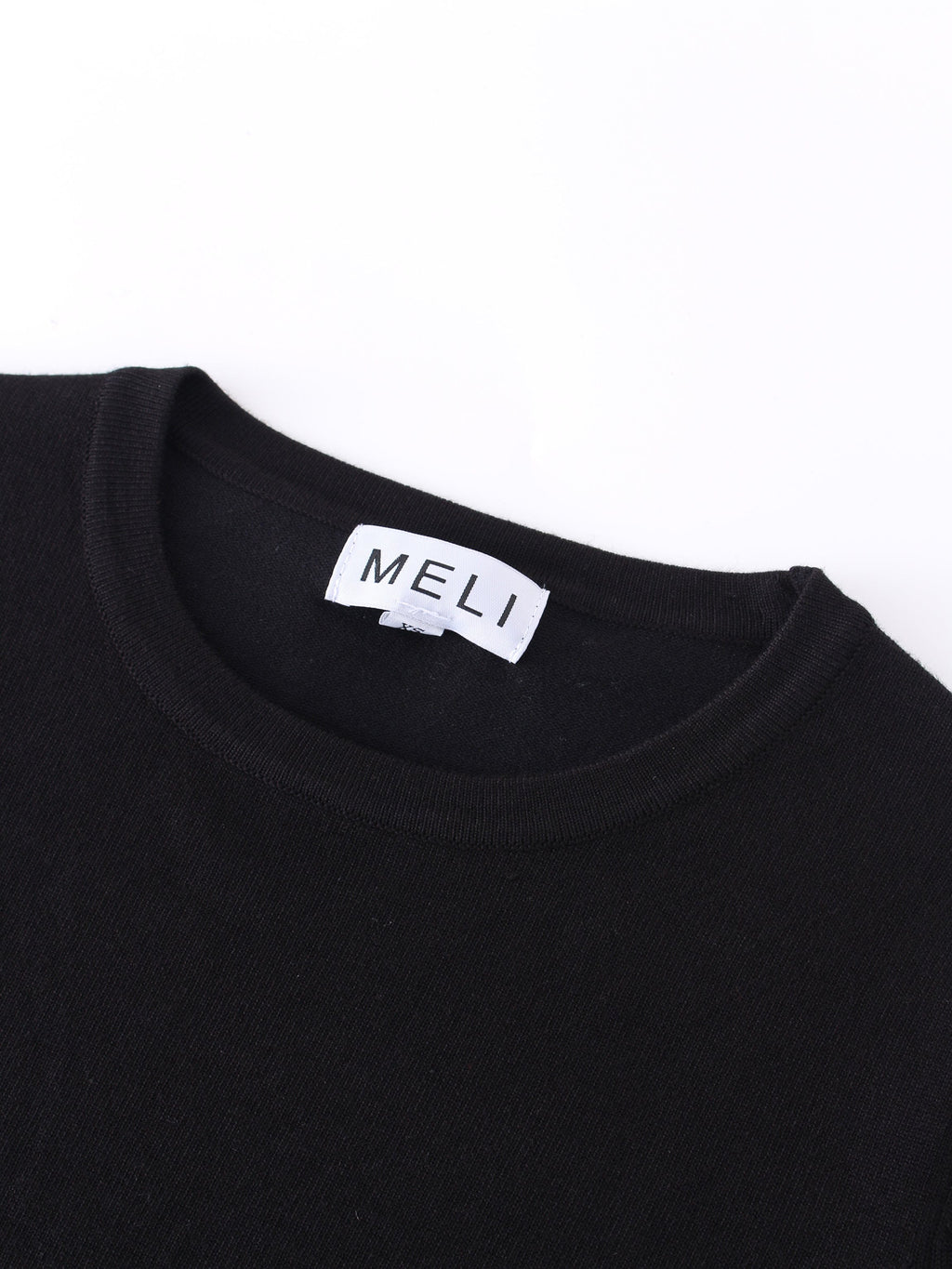 Basic Crew Sweater (LS) - Black