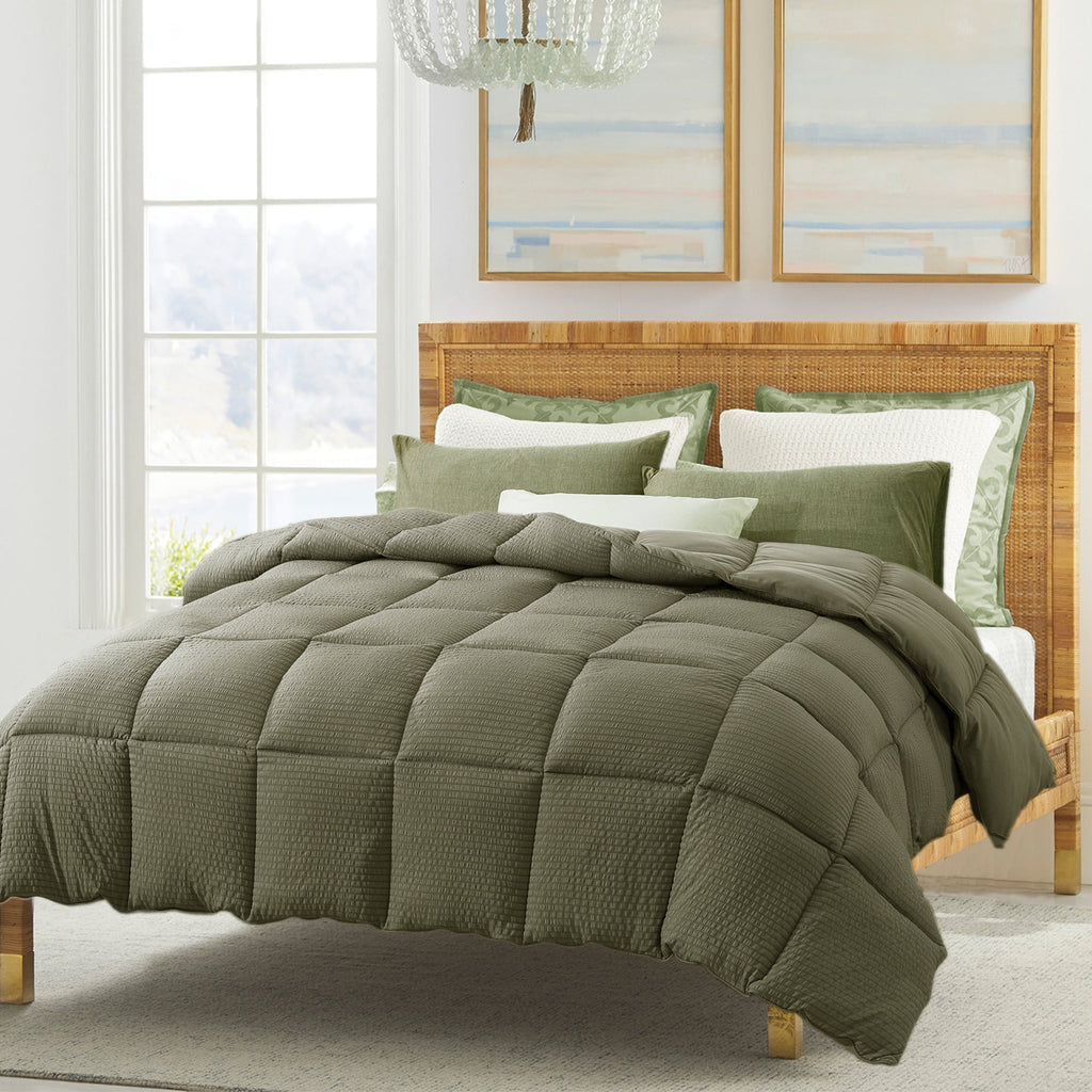 Reversible All-Season Comforter Down Alternative