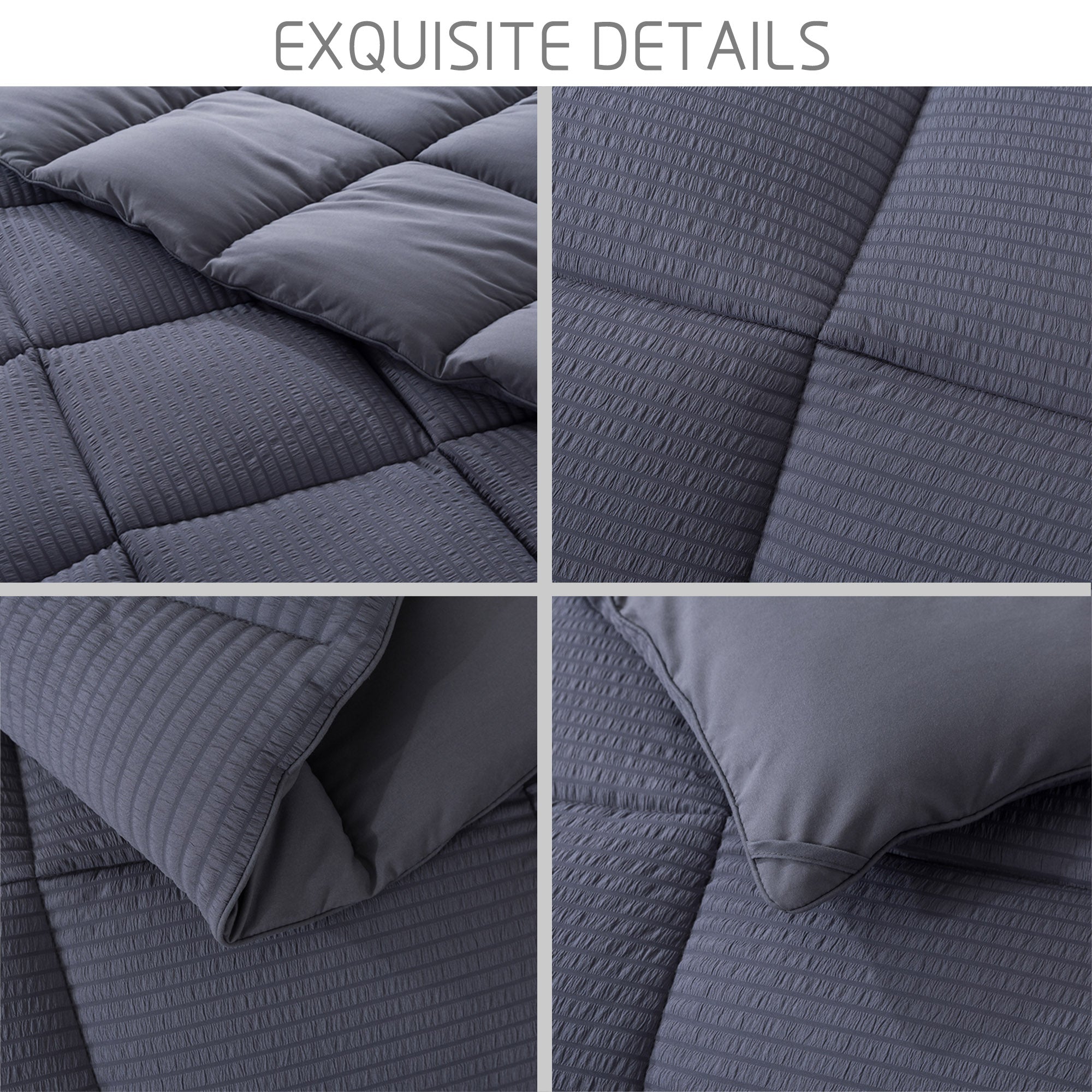 Reversible All-Season Comforter Down Alternative