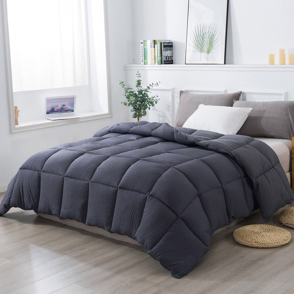 Reversible All-Season Comforter Down Alternative