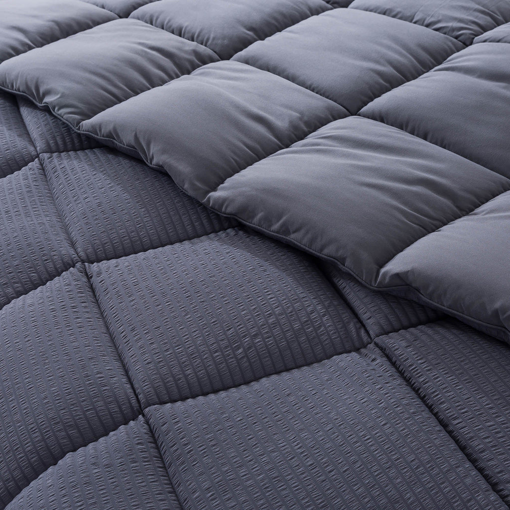 Reversible All-Season Comforter Down Alternative