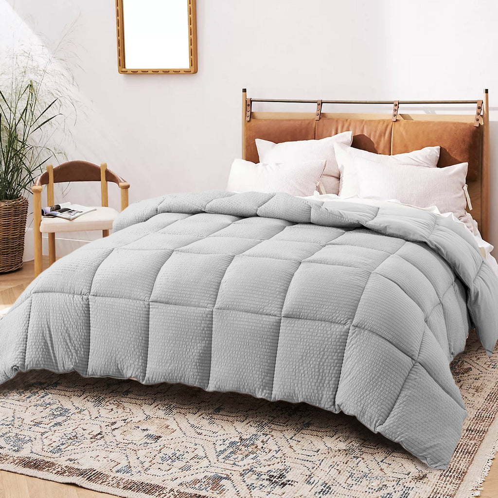 Reversible All-Season Comforter Down Alternative