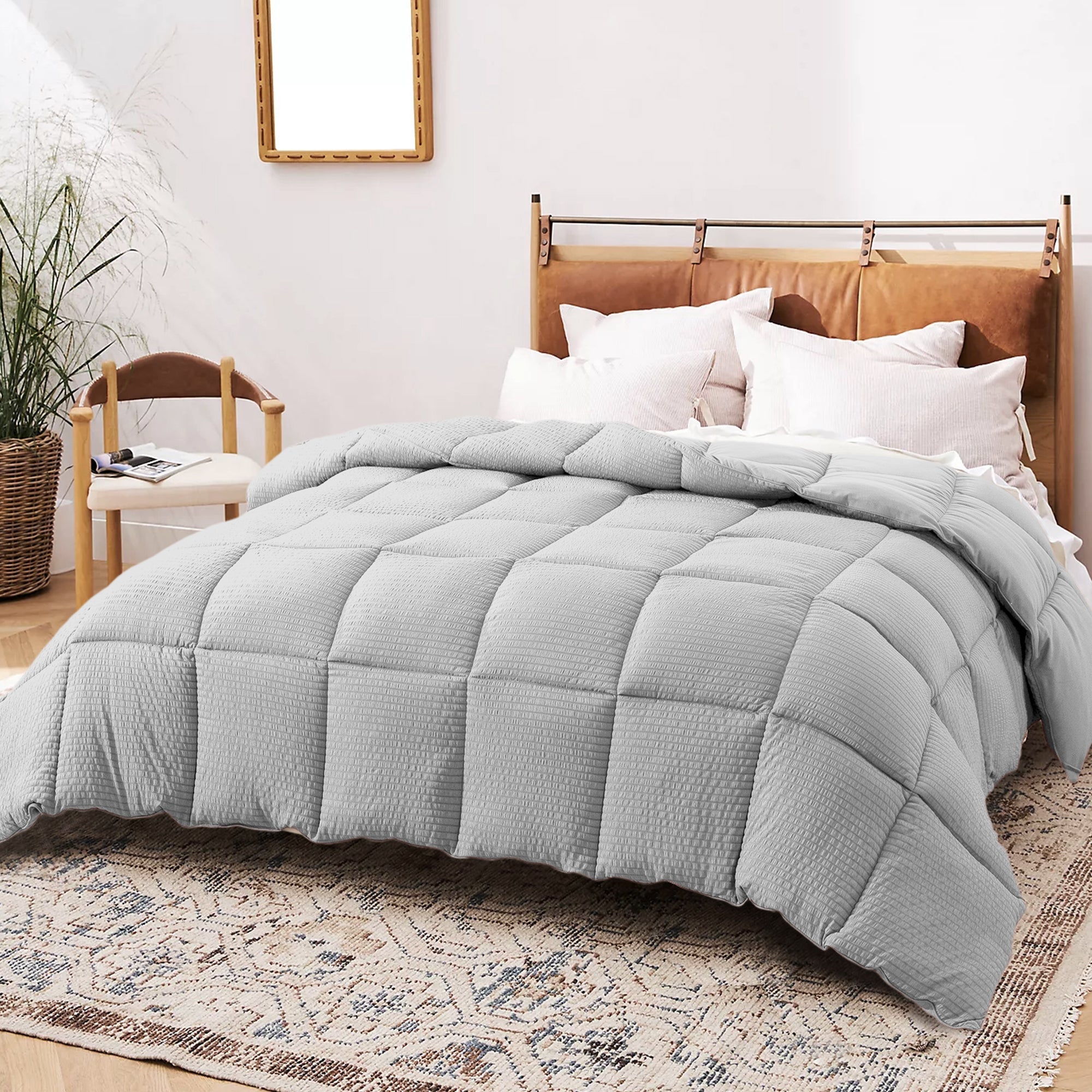 Reversible All-Season Comforter Down Alternative