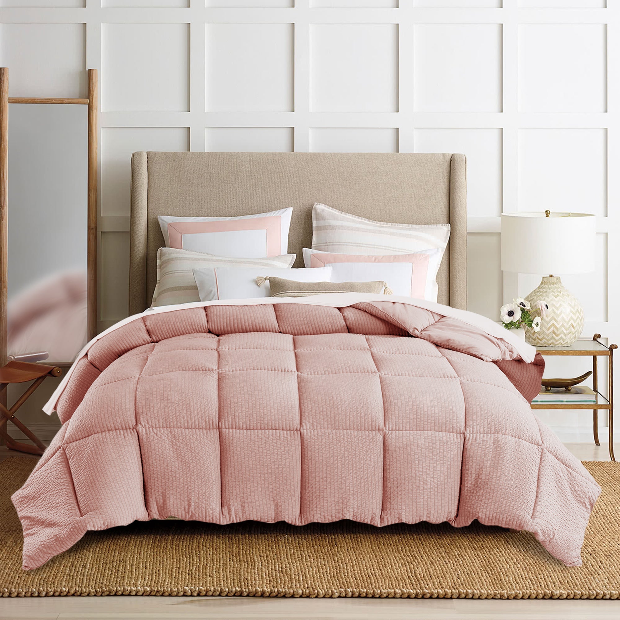 Reversible All-Season Comforter Down Alternative